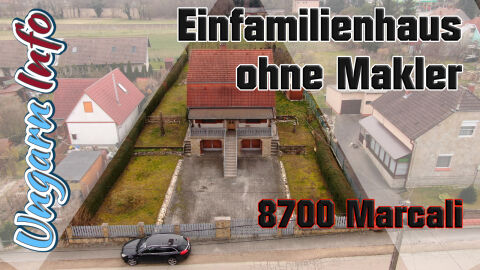 Einfamilienhaus ohne Makler in Marcali zu verkaufen.