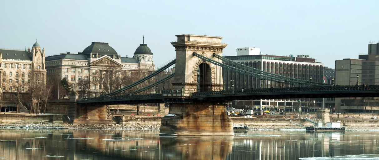 Die Kettenbrücke in Budapest